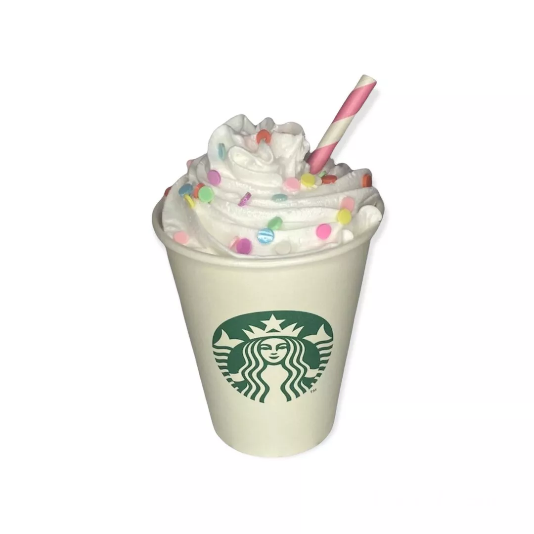 Fake Starbucks Iced Coffee Drink Realistic