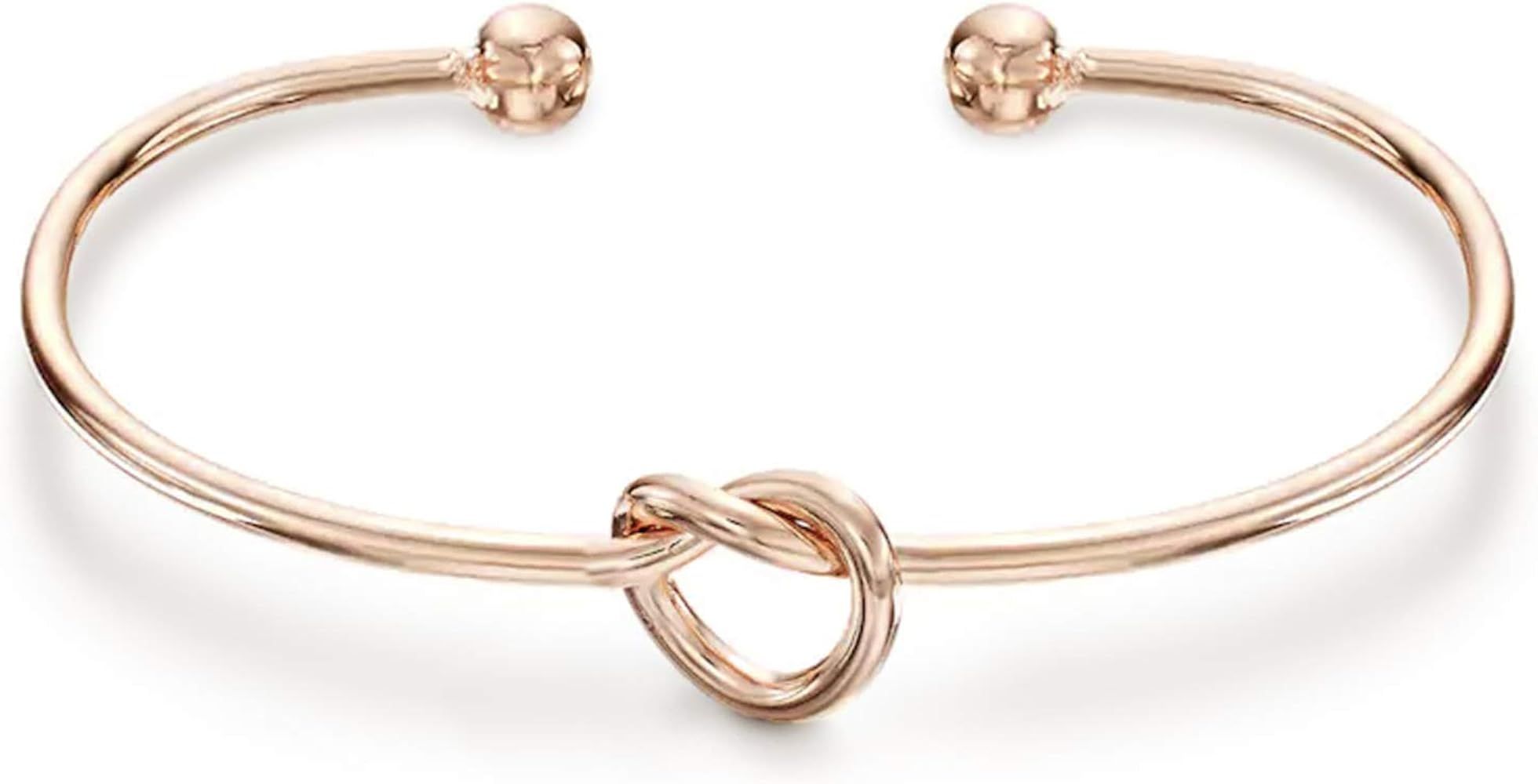 PAVOI 14K Gold Plated Forever Love Knot Infinity Bracelets for Women | Gold Bracelet for Women | Amazon (US)