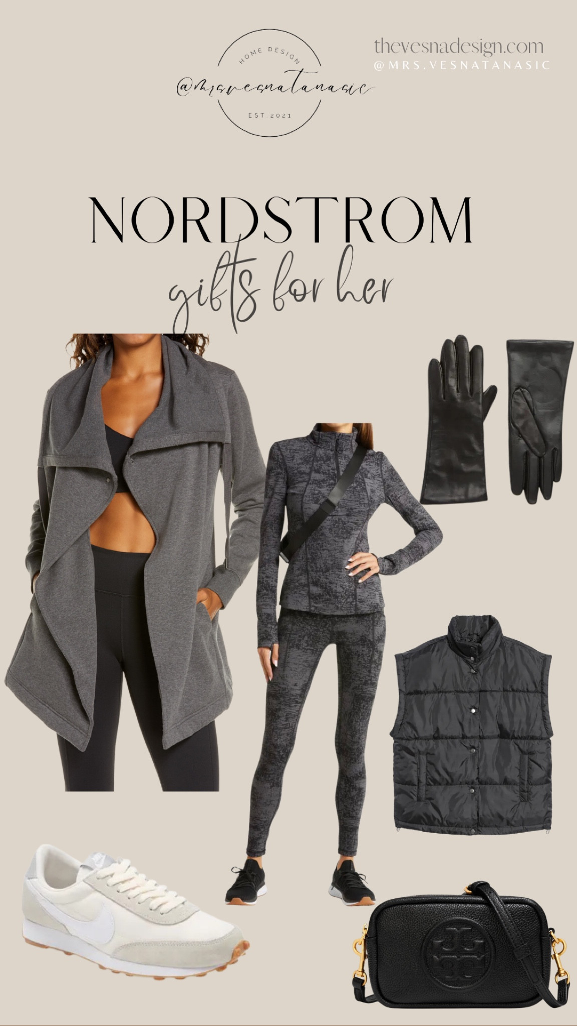 Gifts for her! Everyone loves some cozy and comfy loungewear and workout clothes!

Follow @mrs.vesnatanasic on Instagram to see daily outfits in stories & more — Style, fashion, OOTD, outfit, jeans, shorts, blouse, turtle neck, dress, sweatshirt, workout, athletic, lululemon, romper, jumpsuit, UGGS, sherpa, sweaters, Abercrombie & Fitch, wool coat, jeans, leather pants, vegan, pant, pants, coat, jacket, sweater, shirt, dress, flowy, Target, boots, shoes, sneakers, winter coat, Aeroe, Urban Outfiters, Abercrombie, Target, Walmart, Amazon fashion, Walmart fashion, Target style, bag, wallet, curves, women, shoe crush, sale alert, ltk sale, LTK sale, family, bump, beauty, seasonal, style tip, long coat, puffer, blazer, rain coat, Hunter, Bloomingdales, Nordstrom, Nordstrom rack, Old Navy, Gap,

#LTKGiftGuide #LTKstyletip #LTKHoliday