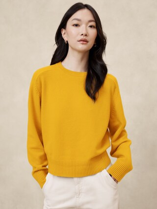 Perfectly Soft Crew-Neck Sweater | Banana Republic Factory