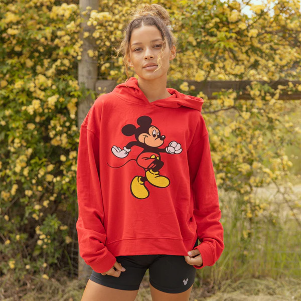 Disney Mickey Boyfriend Hoodie, Red | Albion Fit