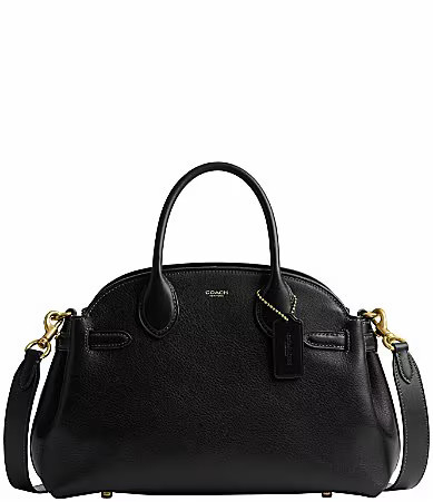 COACH Empire 28 Soft Leather Carryall Bag - Black | Dillard's