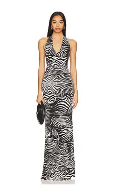 AFRM Rue Dress in Zebra Swirl from Revolve.com | Revolve Clothing (Global)