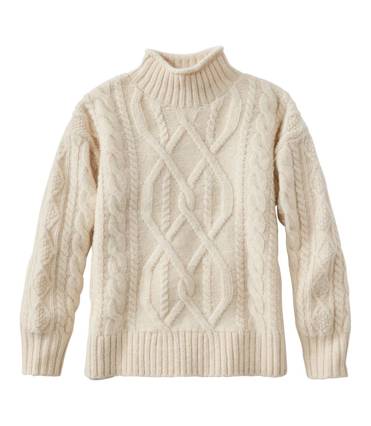 Women's 1912 Heritage Wool Blend Mockneck Sweater | L.L. Bean