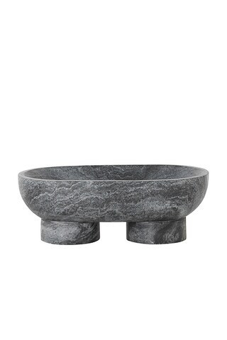 Ferm Living Alza Bowl in Black - Charcoal. Size all. | FWRD 