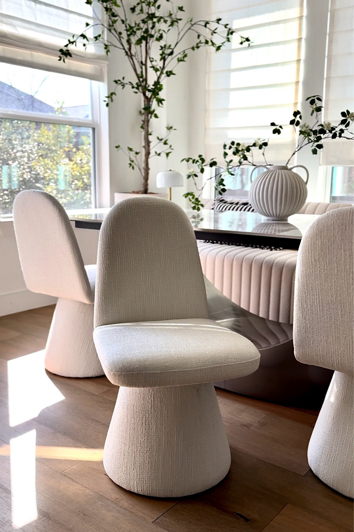 The prettiest designer dupe chairs for half the price!!

#LTKStyleTip #LTKHome #LTKFindsUnder100