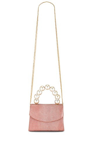 olga berg Peta Pearl Handle Bag in Pink from Revolve.com | Revolve Clothing (Global)