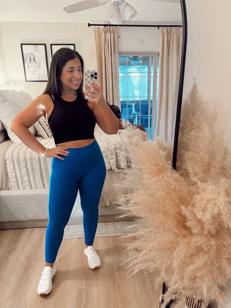 These Amazon leggings are perfect for this spring. The Target sports bra is in a size small and is big busy friendly! spring workout look, spring leggings, gym fit, big bust friendly sports bra, petite friendly leggings 

#LTKstyletip #LTKSeasonal #LTKfitness