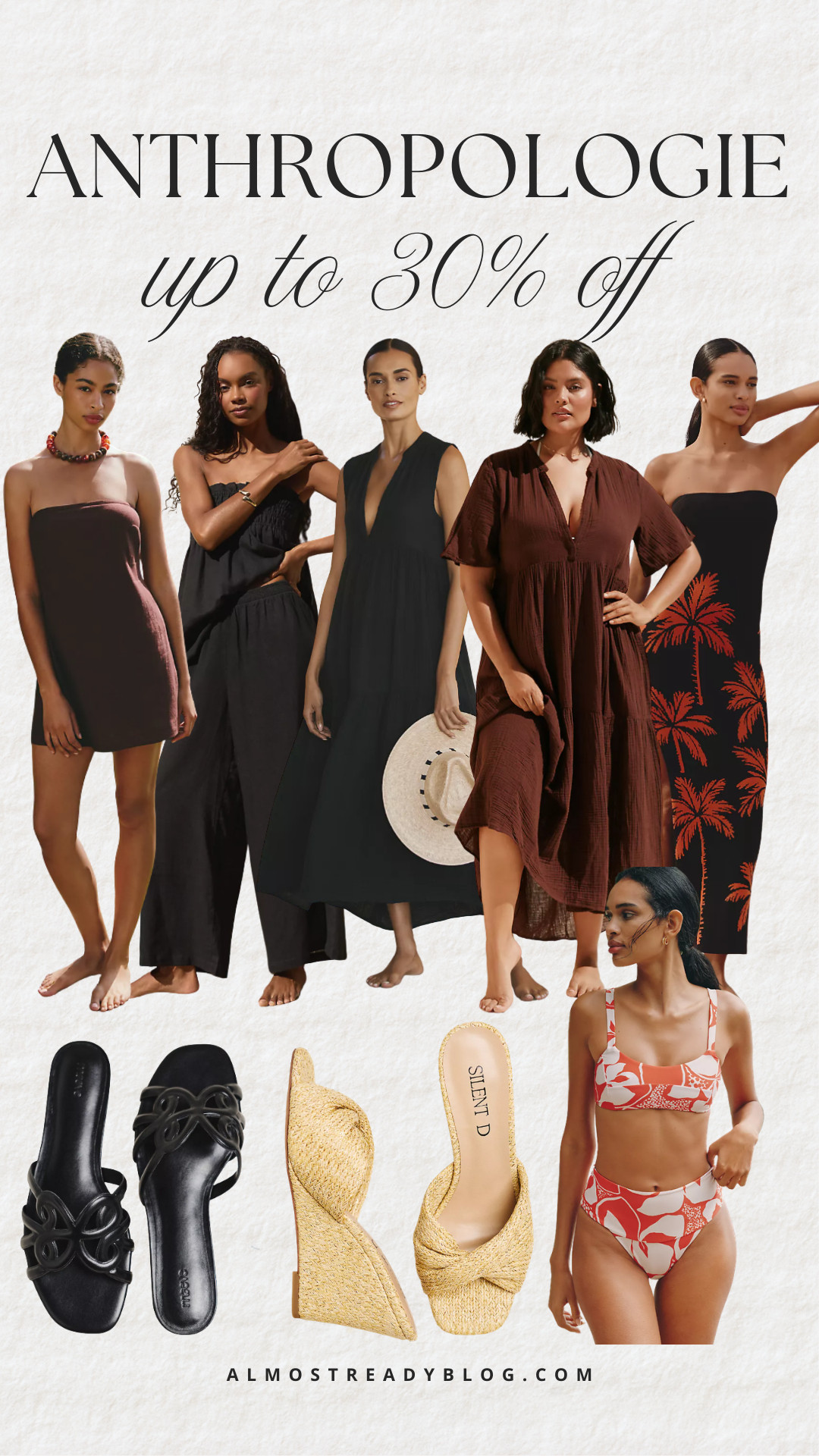 Anthropologie up to 30% off Swim, Sandals, Beauty & More.

cover ups, beach vacation, resort dinner dress, one piece swimsuits, bikini set, summer fashion, amanda west, almostreadyblog

#LTKSaleAlert #LTKSwim