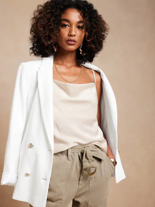 Silky Cowl-Neck Camisole | Banana Republic Factory