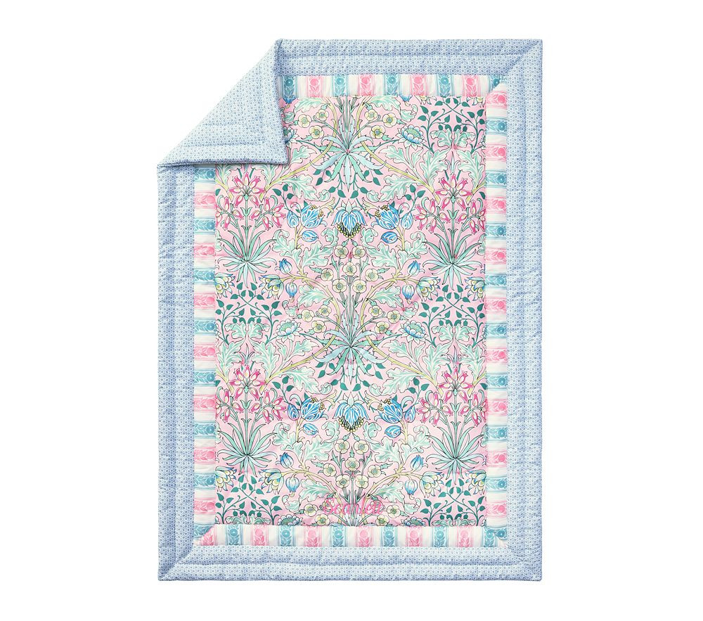 Morris & Co. Hyacinth Reversible Baby Quilt | Pottery Barn Kids