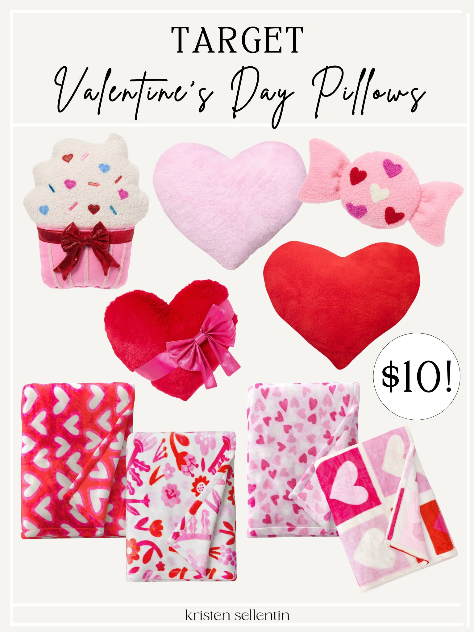 Target $10 Valentine's Day pillows & blankets! 

 

#LTKSeasonal #LTKHome #LTKSaleAlert