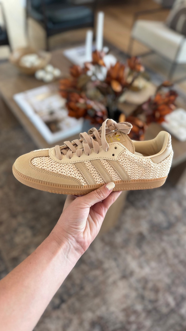 Obsessed with these new Adidas sneakers from Dick’s Sporting Goods The woven detail…