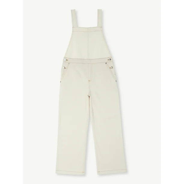 Free Assembly Girls Denim Overalls, Sizes 4-18 | Walmart (US)