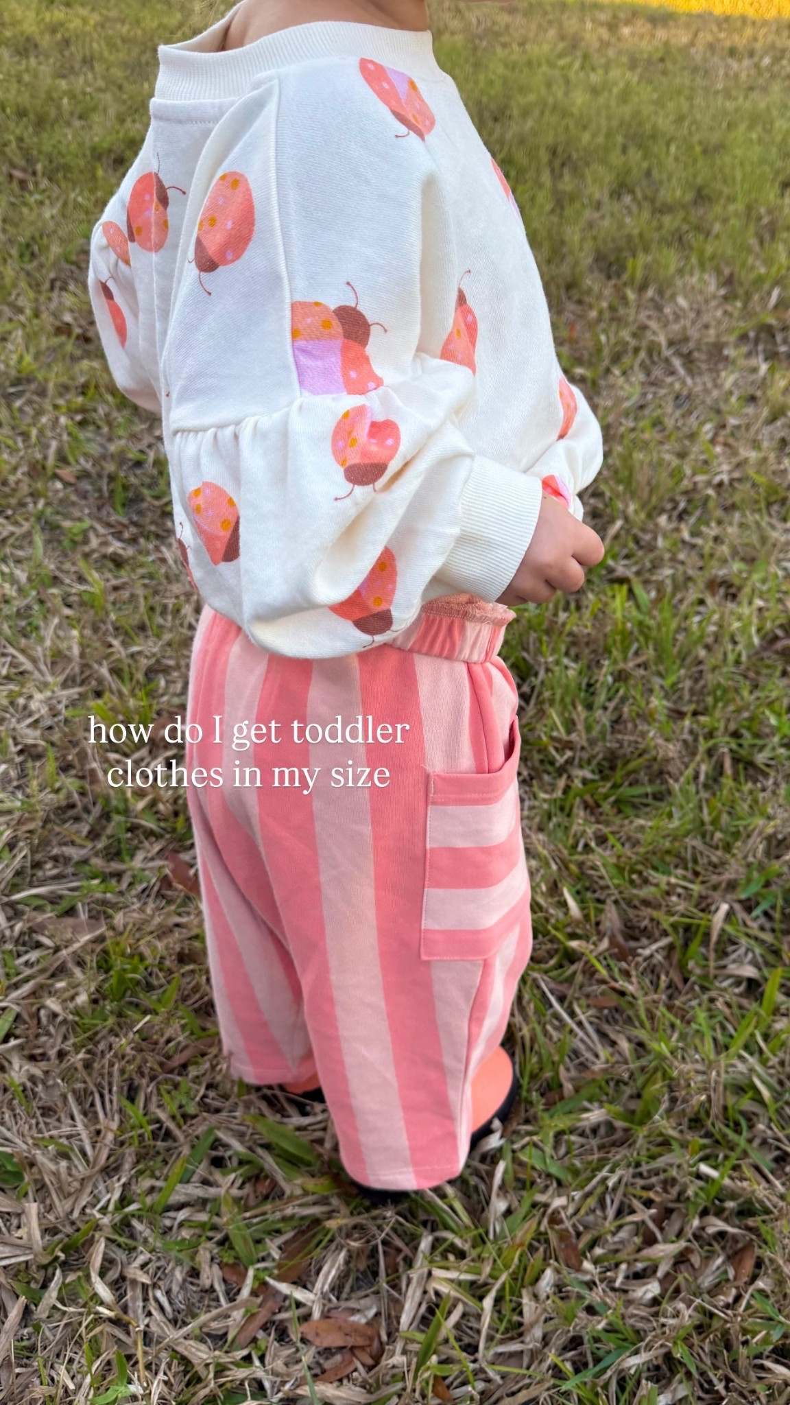 how do I get toddler clothes in my size