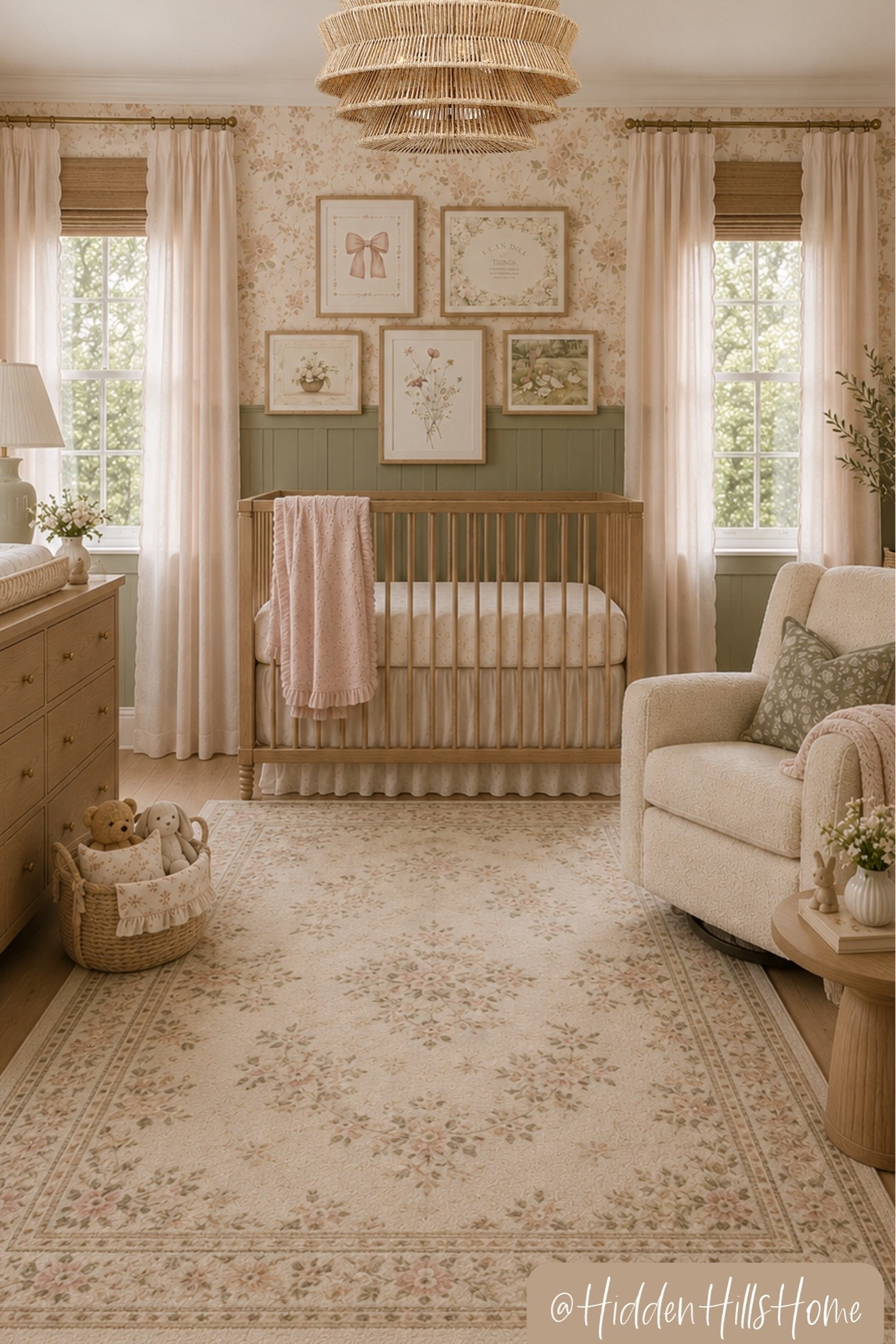 Nursery decor, baby girls room decor, nursery mood board, pink and green nursery, crib, nursery inspiration, baby room design

#LTKHome #LTKSaleAlert #LTKBaby
