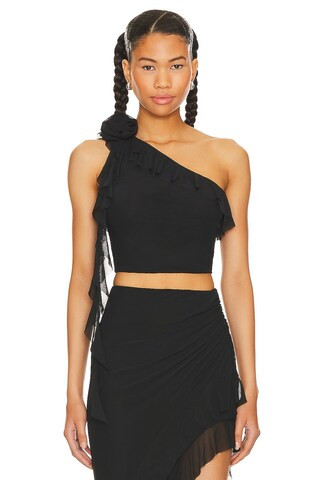 AFRM Kellon Top in Noir from Revolve.com | Revolve Clothing (Global)