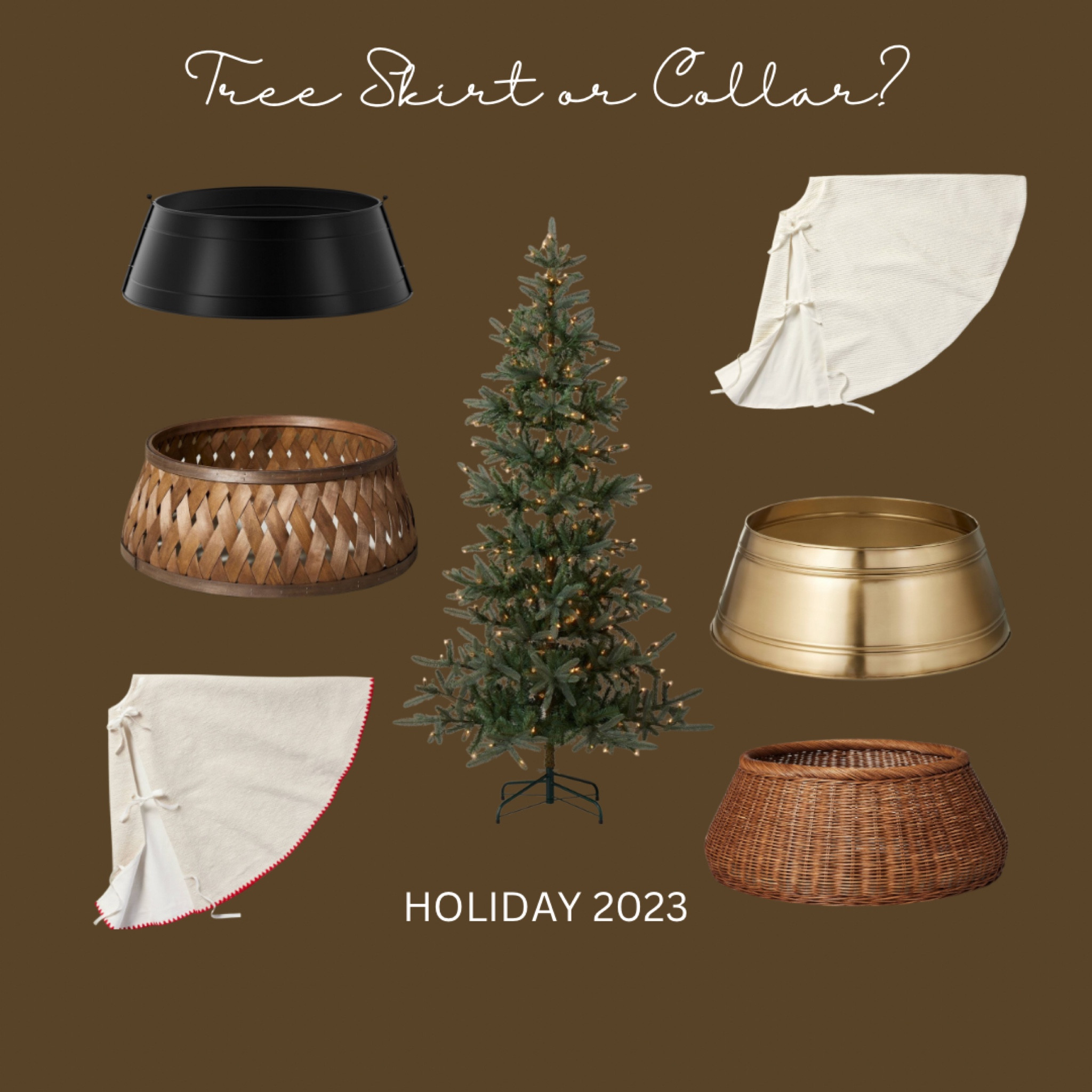 Which do you prefer? I love both tree skirts and collars. I use both too! 

Target holiday finds 🎄

#christmastree
#christmasdecor
#holidaydecor
#targetstyle 

#LTKhome #LTKHoliday #LTKSeasonal