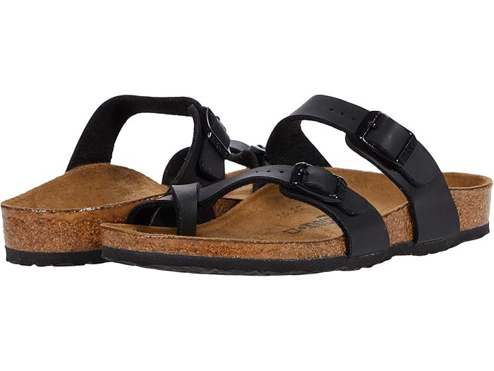 Birkenstock Kids Mayari (Toddler/Little Kid/Big Kid) (Black) Girls Shoes | Zappos