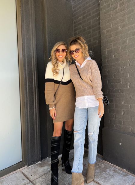 When that Houston weather drops, the sweaters come out! My sister is wearing a sweater dress that looks great with boots! I went for a classy sweater look that is fun for work or weekend! 



Classy sweater, Sweater dress, fall looks, fall fashion, browns and blacks, sweater season, 

#LTKfit #LTKstyletip #LTKfamily