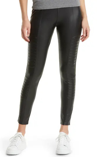 Faux Leather Moto Leggings | Nordstrom