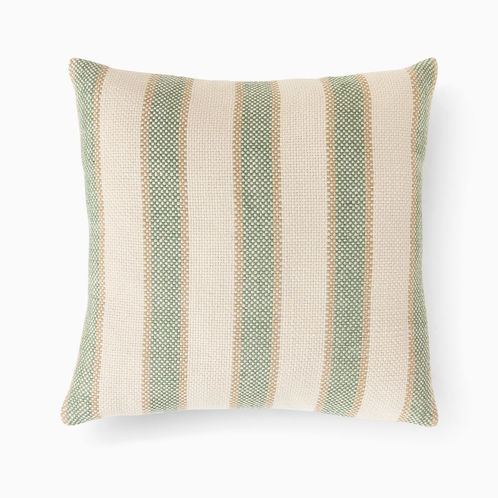 Outdoor Cabana Stripe Pillow | West Elm (US)