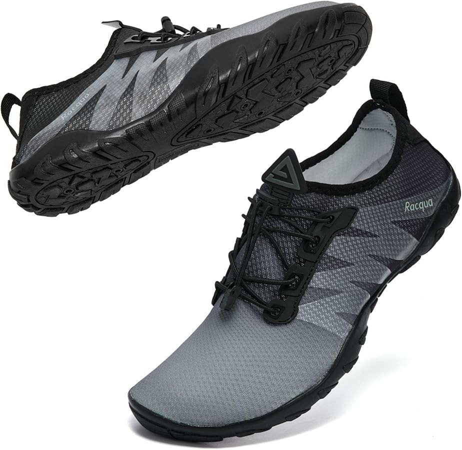 Racqua Water Shoes Men Women Quick Dry Gradient Colors Barefoot Aqua Athletic Sports Swim Surf Be... | Amazon (US)