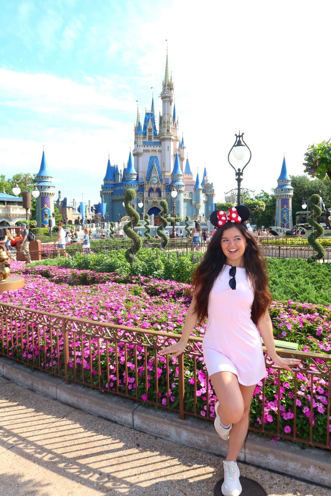 cute and comfy disney world outfit! 🏰✨ wearing a size xs in dress & 6 in the shoes! 

#LTKFindsUnder50 #LTKStyleTip #LTKSeasonal