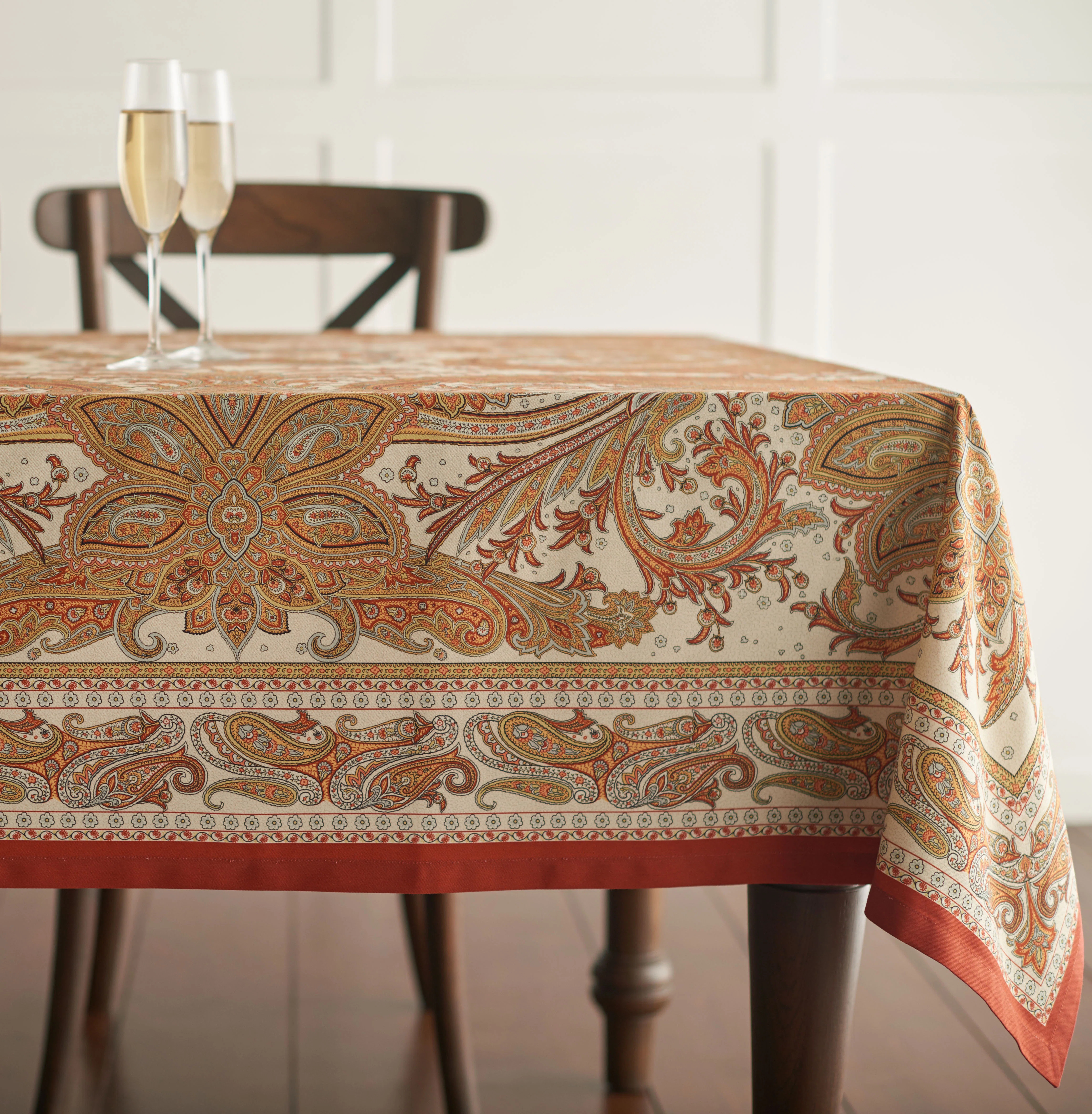 Kashmir Paisley 100% Cotton Tablecloth | Wayfair North America