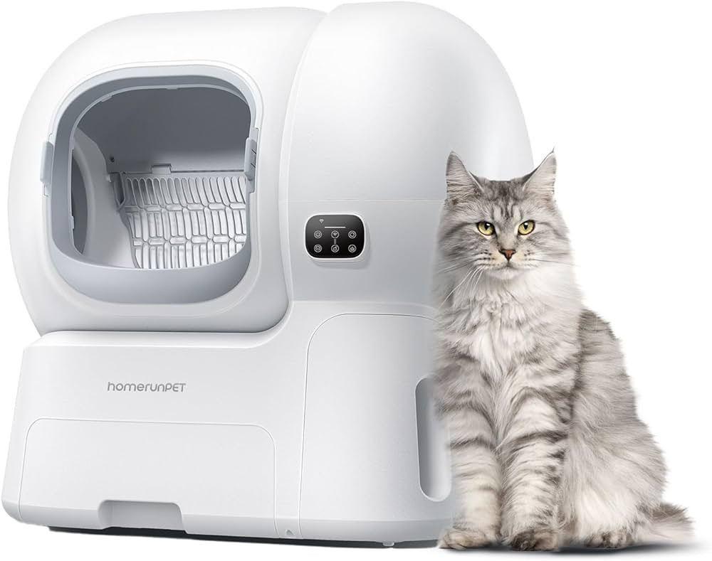 Homerunpet Self Cleaning Litter Box - 106L Ultra Large Automatic Cat Litter Box with Physical Ant... | Amazon (US)