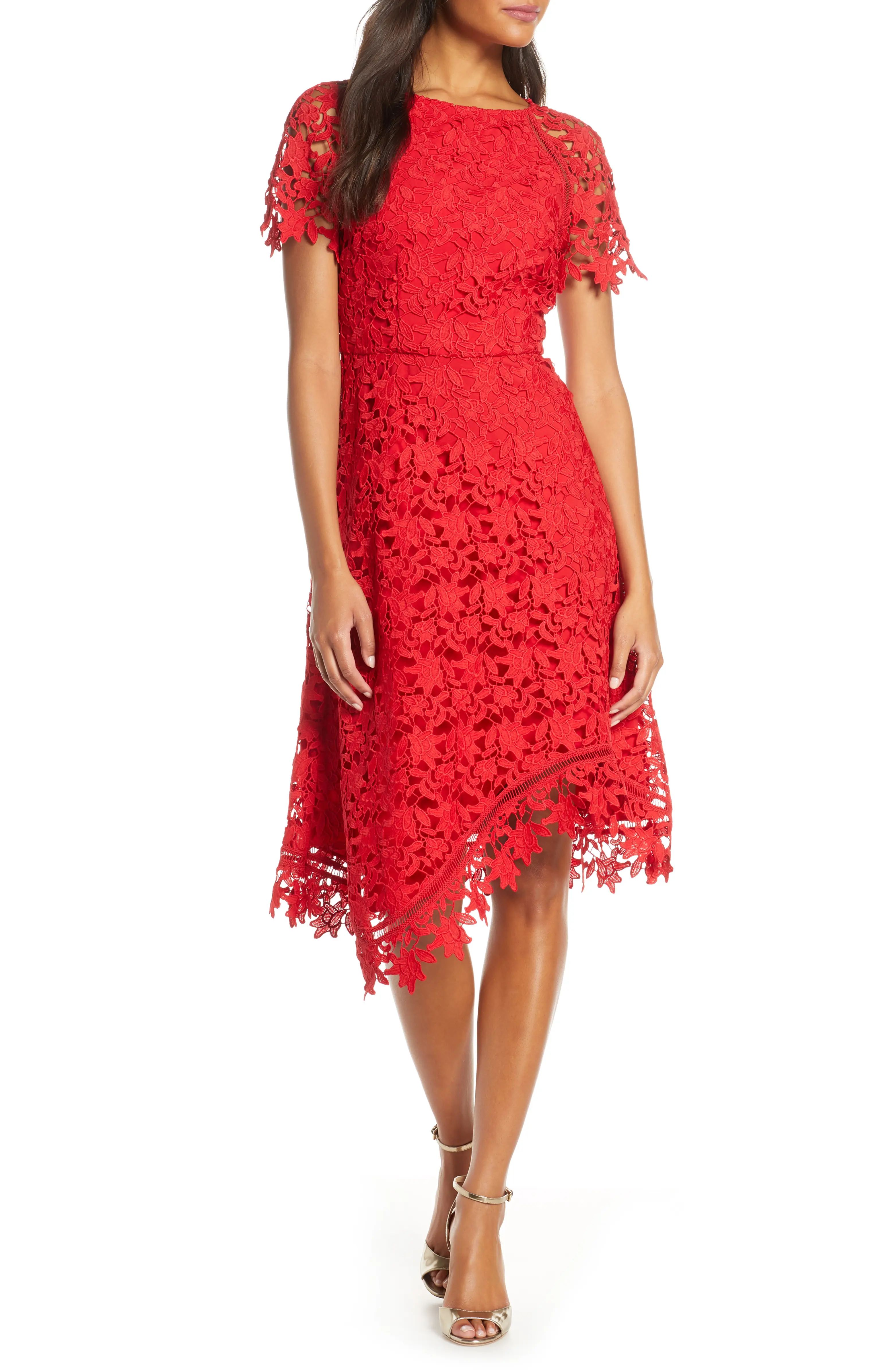 Asymmetrical Lace Dress | Nordstrom