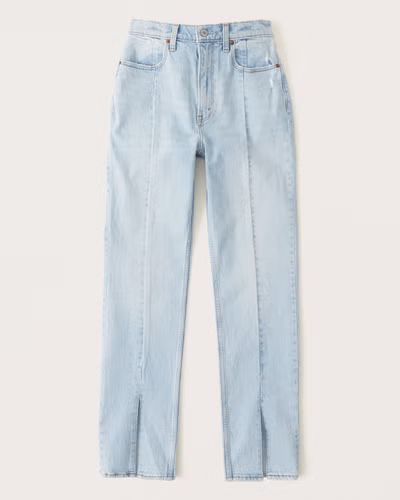Women's Ultra High Rise 90s Straight Jeans | Women's Bottoms | Abercrombie.com | Abercrombie & Fitch (US)