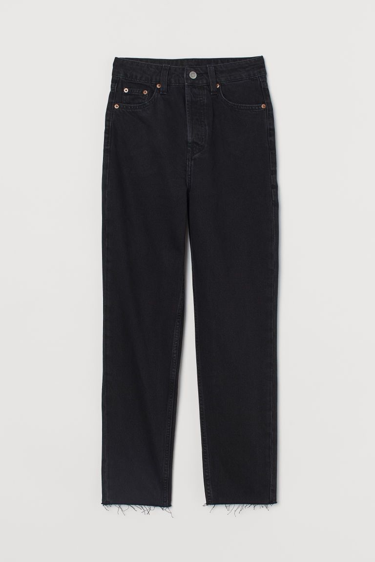 H & M - Slim Mom Jeans - Black | H&M (US)