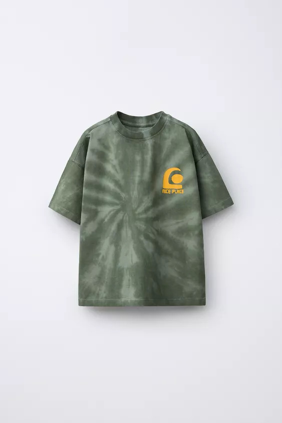 TIE-DYE PRINT T-SHIRT | Zara US