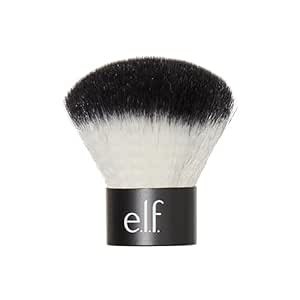 e.l.f., Kabuki Face Brush, Synthetic Haired, Versatile, Compact, Applies Bronzer, Powder, or High... | Amazon (US)