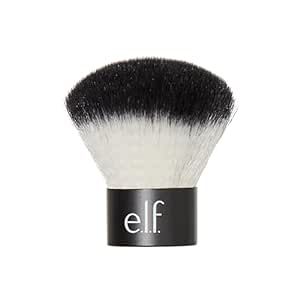 e.l.f., Kabuki Face Brush, Synthetic Haired, Versatile, Compact, Applies Bronzer, Powder, or High... | Amazon (US)