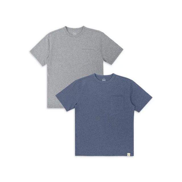 Wonder Nation Boy's Short Sleeve Pocket T-Shirt, 2-Pack, Sizes 4-18 & Husky | Walmart (US)