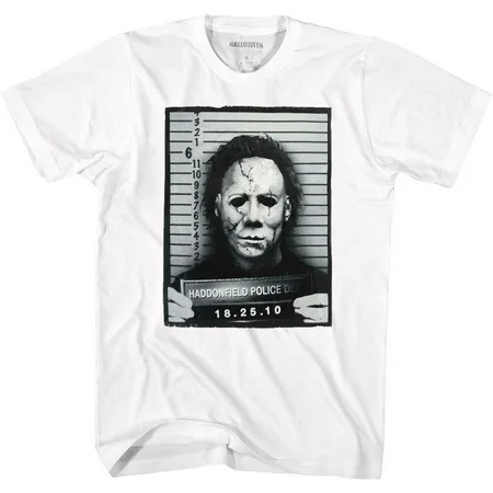 Halloween Michael Myers Mugshot T-Shirt | Walmart (US)