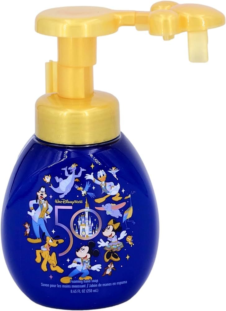 Disney Parks Exclusive - 50th Anniversary Foaming Hand Soap Pump Dispenser - Comes Out in Shape o... | Amazon (US)