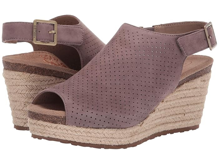 Aetrex Sherry (Deep Taupe) Women's Wedge Shoes | Zappos