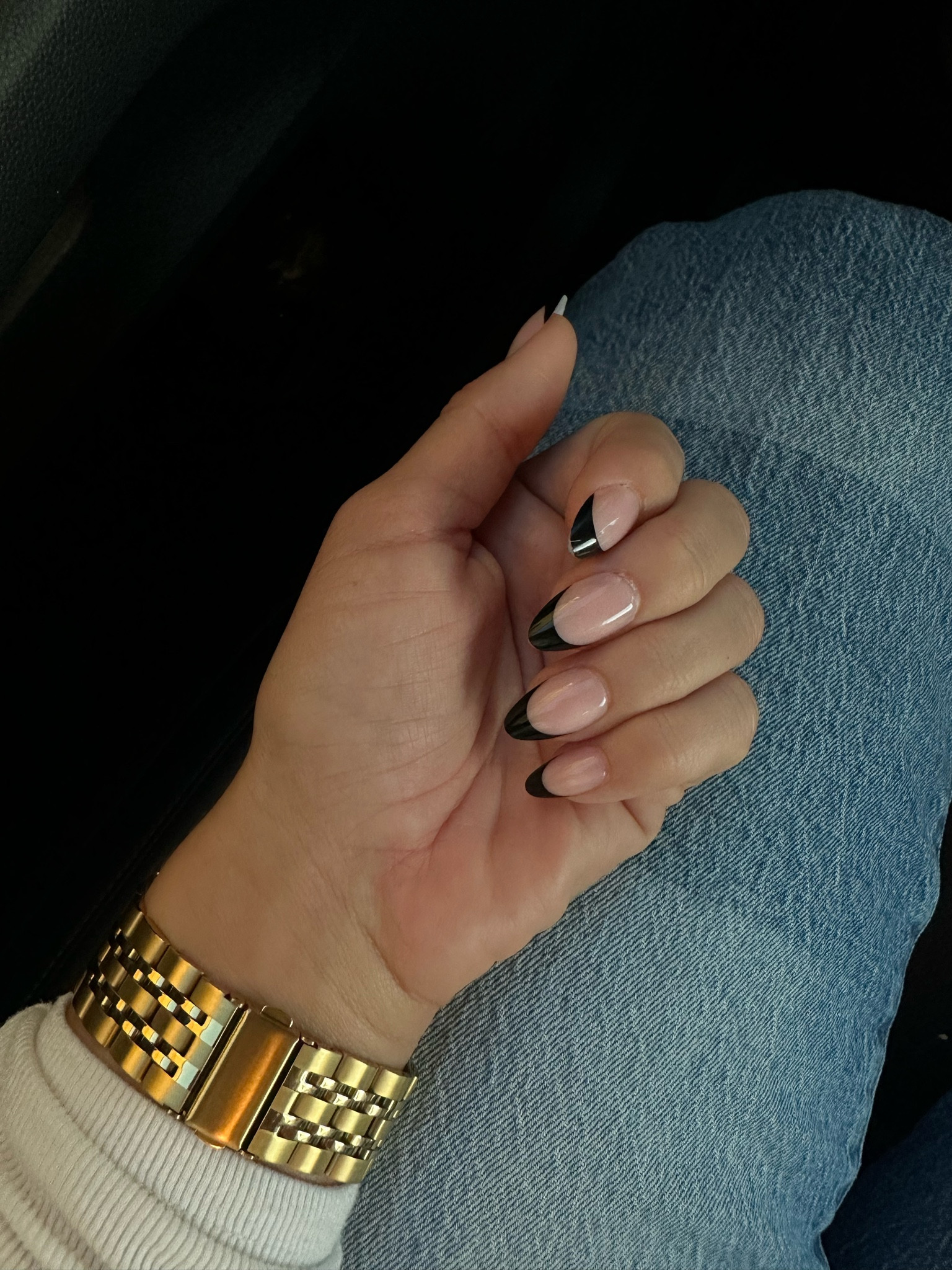 Fall press on nails 🖤🍂 I am in love with this brand and their designs! 

#LTKsalealert #LTKfindsunder50