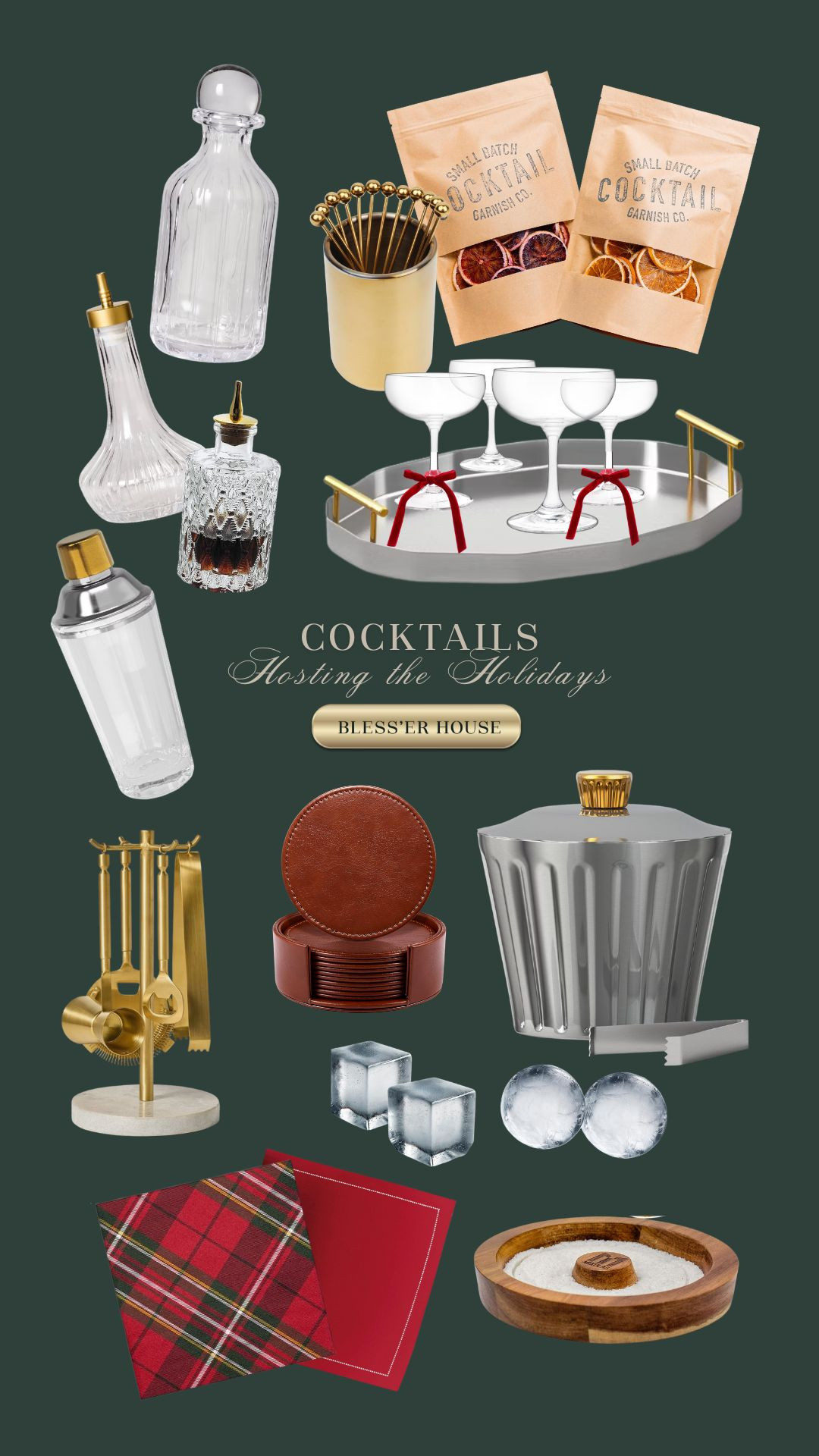 Cocktail Bar Favorites for the Holidays

cocktail bar essentials
holiday cocktail bar
home bar accessories
hosting must haves
holiday hosting ideas
cocktail shaker set
glass decanter set
whiskey glasses
gold bar tools
bar cart styling
drink mix packets
cocktail napkins
ice mold sphere
whiskey ice cubes
serving tray decor
holiday entertaining
hostess gift ideas
barware gifts
classic bar setup
festive bar decor 

 

#LTKHoliday