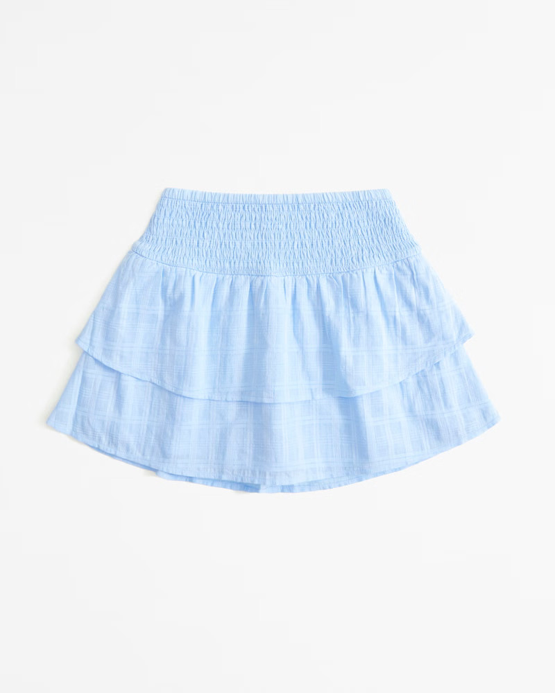 ultra femme tiered mini skort | Abercrombie & Fitch (US)