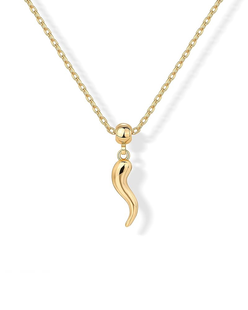 PAVOI Adjustable Whimsical Gold Charm Necklace for Women, 14K Gold Plated Cute Dainty Pendant Nec... | Amazon (US)