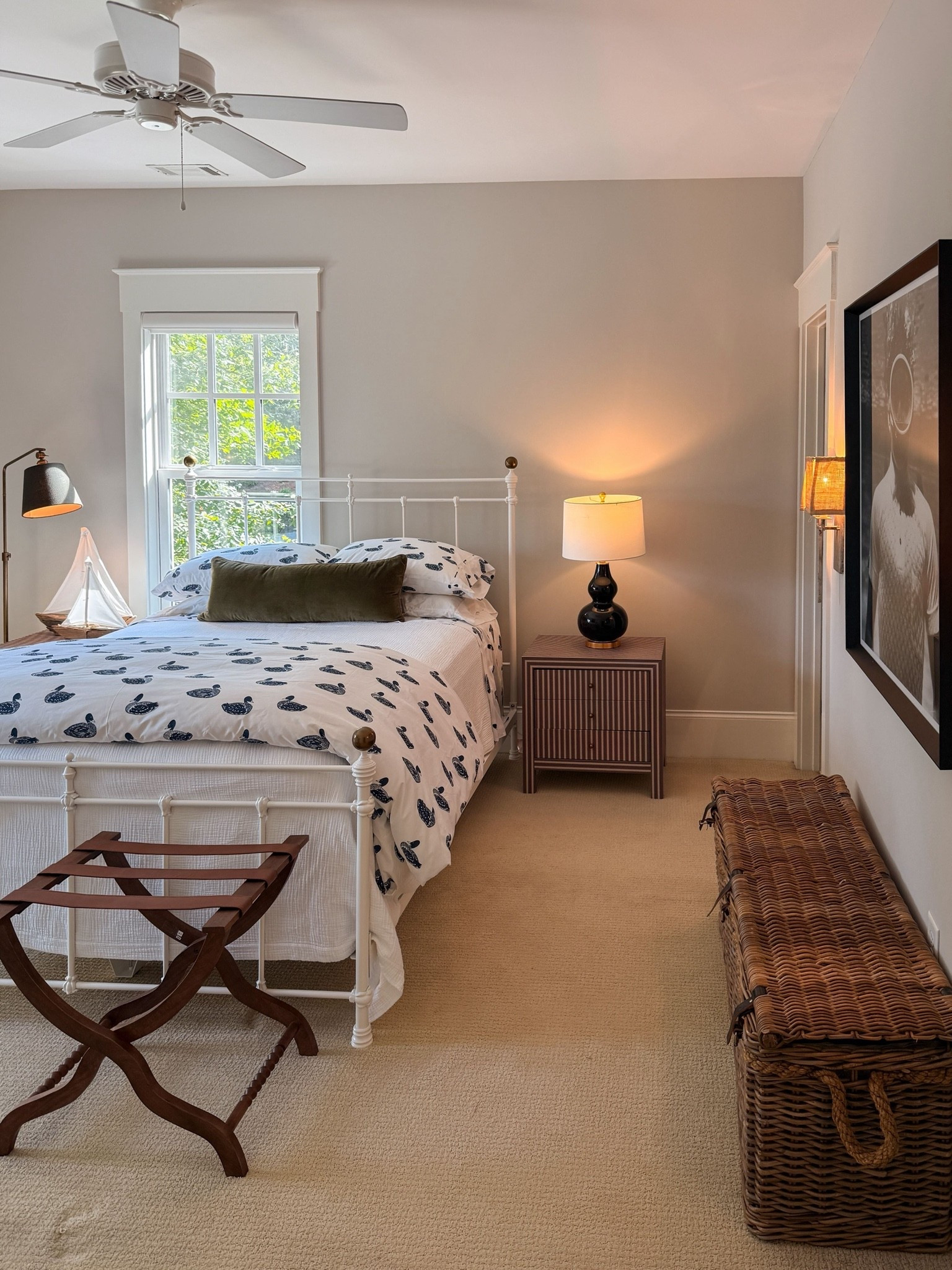 Quick 2 hour refresh of one of the bedrooms at the lake house!

#LTKHome