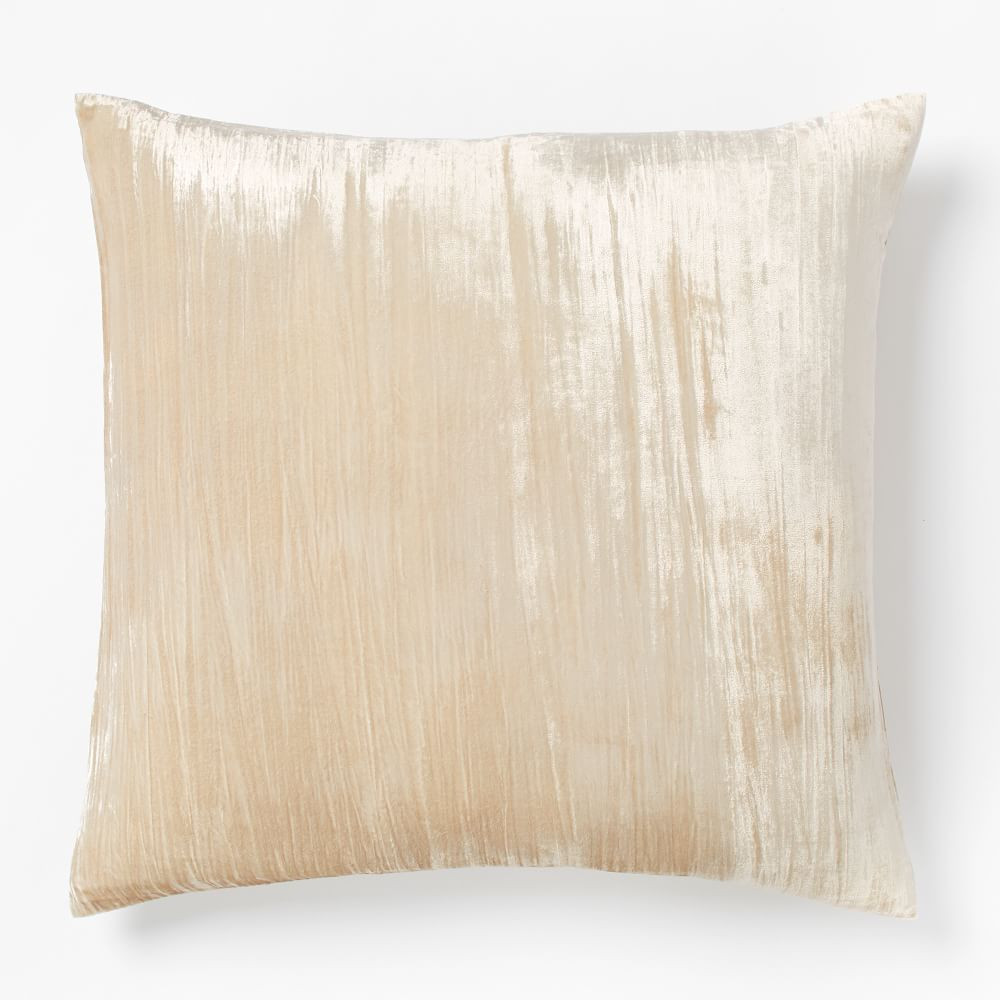 Crinkle Velvet Duvet Cover &amp; Shams | West Elm (US)
