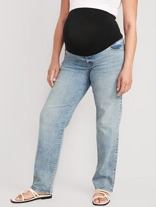 Maternity Full Panel OG Loose Jeans | Old Navy (US)