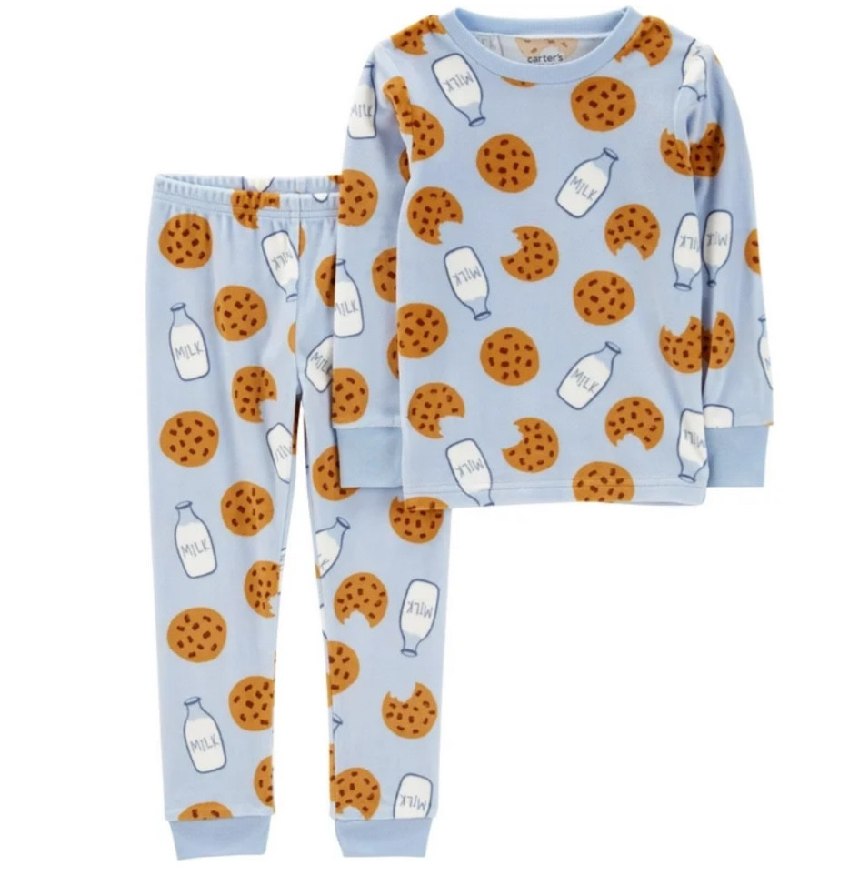 Sweetest milk + cookie jammies 🥹🍪🥛