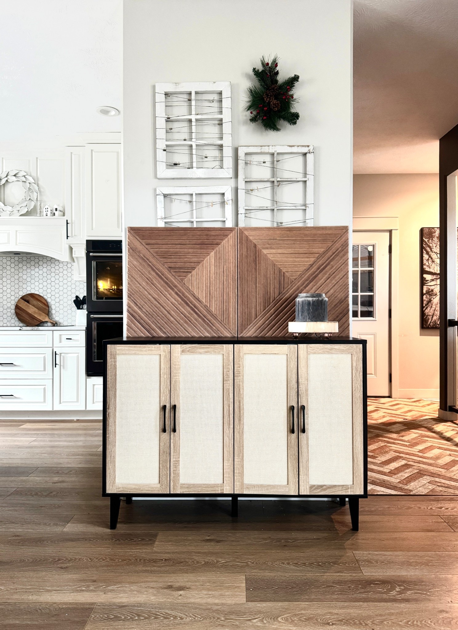 I just realized these tiles fit perfectly across our credenza wall…. Do I do it???

#LTKdayinmylife #LTKSaleAlert #LTKHome