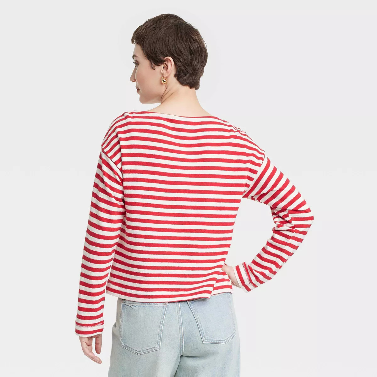 Women's Long Sleeve Boat Neck T-Shirt - Universal Thread™ | Target